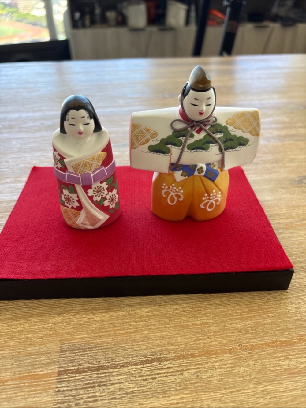 Vintage Japanese Hakata Doll Set, Made in Fukuoka Japan